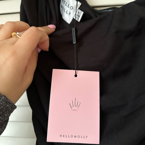 Hello Molly Vlogger Mini One Shoulder Dress size Medium - Picture 5 of 8